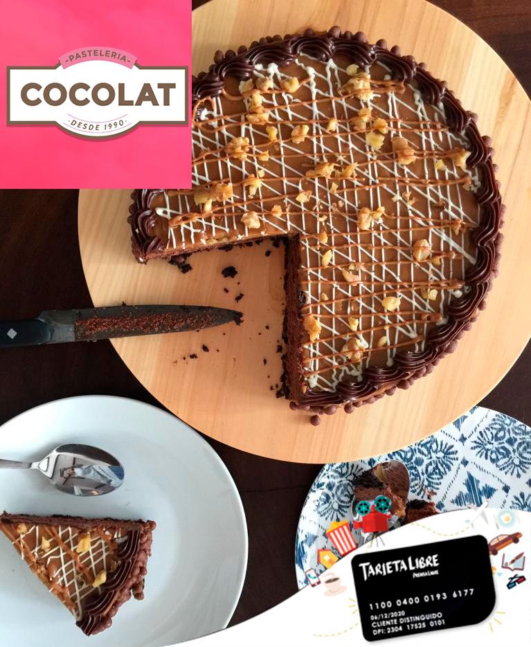 ¡Disfruta de la tarde! y comparte un delicioso cheese cake de chocolate a Q100 al presentar tu #tarjetalibre en @pasteleria_cocolat 🤤

#deliciousmoment #cheesecaketime