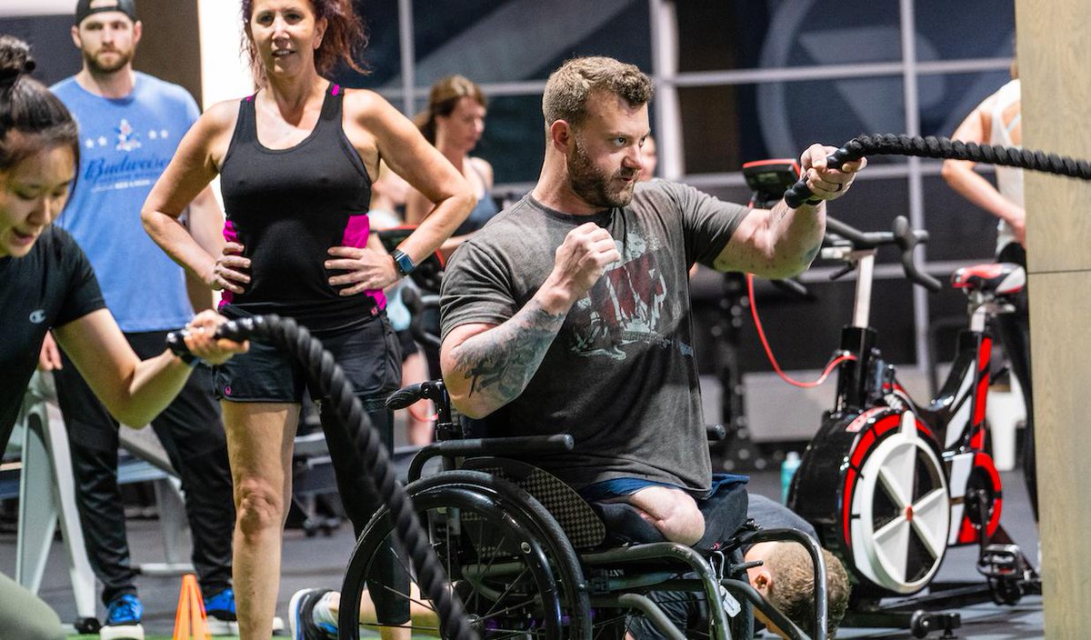 ATF_Tribe's tweet photo. #SweatiestHour is just an hour away! Our athletes are ready and eager to show you what grit looks like. Come see it for yourself!
#featurefriday #fridayflow #atftribe #atf16 #defyimpossible #adaptiveathlete #stopcomplainingstartadapting https://t.co/3noypVt1l2