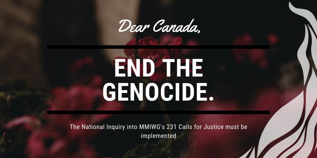 "The history of colonization has altered Inuit, First Nations, and Métis Peoples’ relationships to their culture and identity through targeted policies designed to sever their cultural and kin connections." <a href="/MMIWG/">Inquiry\Enquête</a> Final Report #MMIWG #CallsForJustice