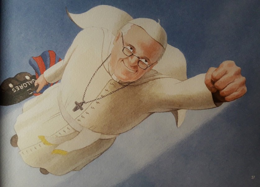ElColoradoPE's tweet photo. @lesliejosephs Libro de niños invoca a superhéroe papal “SuperPancho” para salvar a Paracas del peligro portuario  https://t.co/SDHneyXgho https://t.co/xpn29HySUe