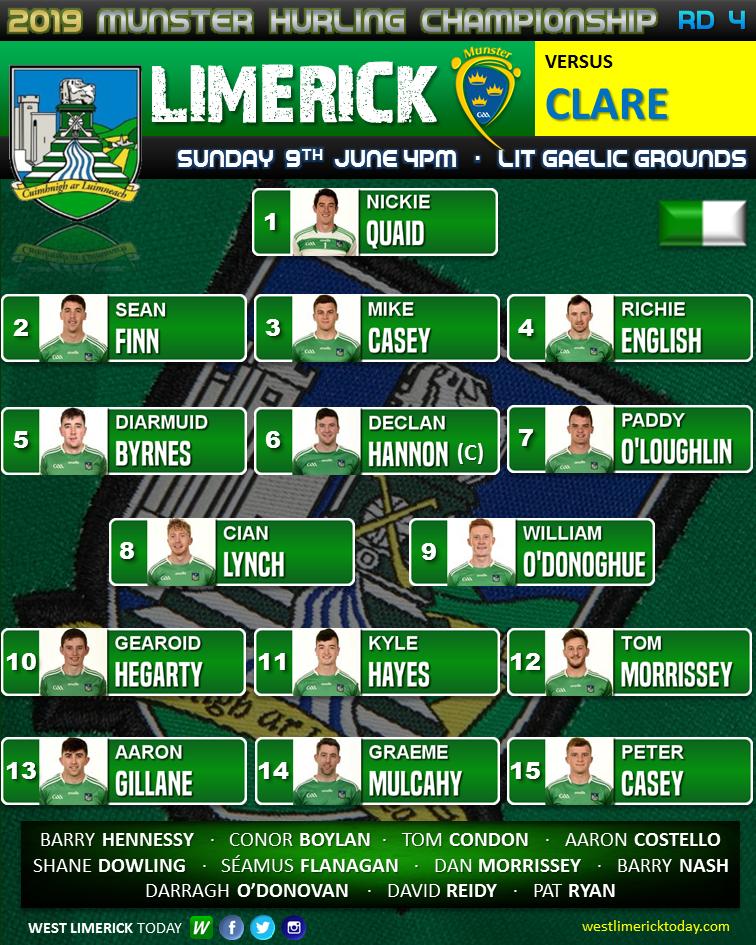 WestLkToday's tweet photo. The Limerick team to face Clare on Sunday at the LIT Gaelic Grounds. 🇳🇬✊🇳🇬 https://t.co/YEFzwEwsVx