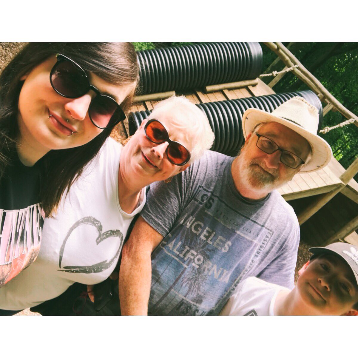 chloe_slipknot's tweet photo. Me, my grandparents and my little brother on a forest walk, which included an assault course, that even my Granddad had a go at! We absolutely love a visit to our local forest and it’s even better washed down with a drink in a pub garden! 🙌🏻❤️🌲✅ #WhyDontYouGo @GOoutdoors https://t.co/WEXrTXJXjG