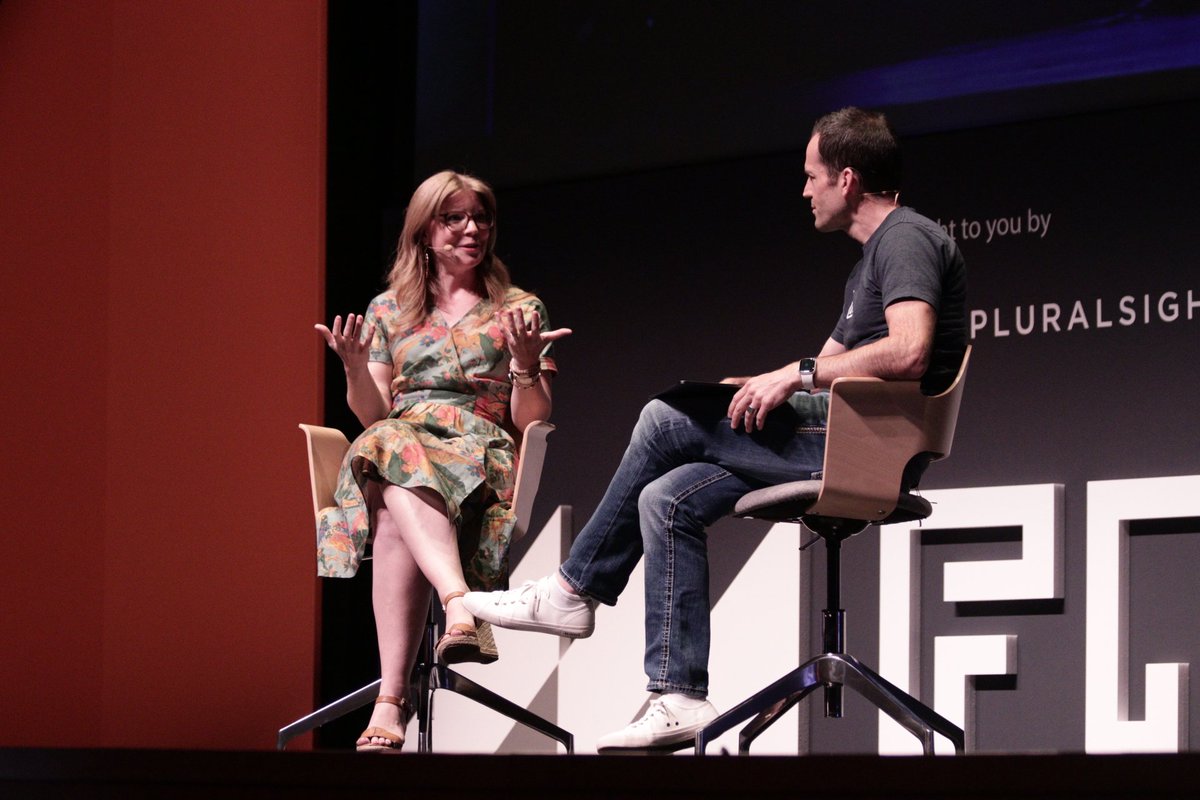 "Design is one of the few careers where you don’t have a career ladder, but a career lattice. We can use these skills across all sorts of problems. Design is intentional creativity." 
Thank you for your insights, <a href="/elou/">Emily Campbell ✿</a> from <a href="/InVisionApp/">Freehand by InVision</a>! #FrontUtah #UX #prodmgmt