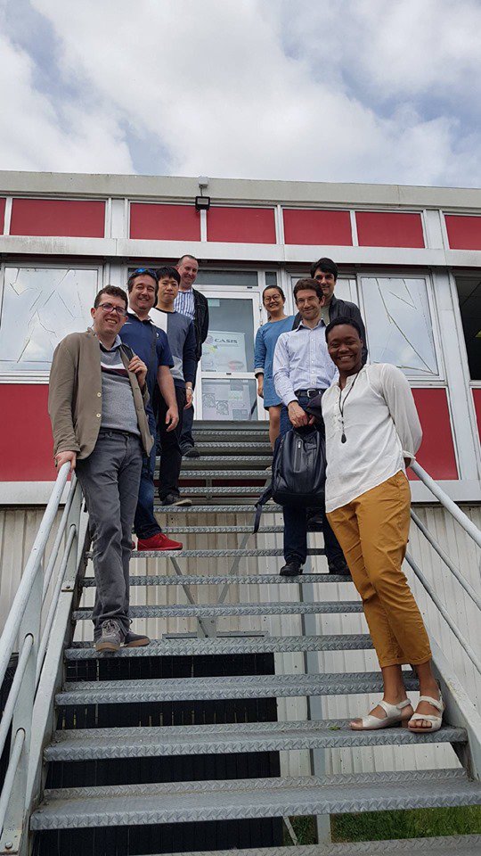 CASIS_QIR's tweet photo. Thank you for the productive work between #INRIA #COMEDIA lab, #Tohoku university #IFS lab, #Dijon university hospital, #Bourgogne university #ImVia lab and #CASIS at our office. https://t.co/sqEUKmhfed