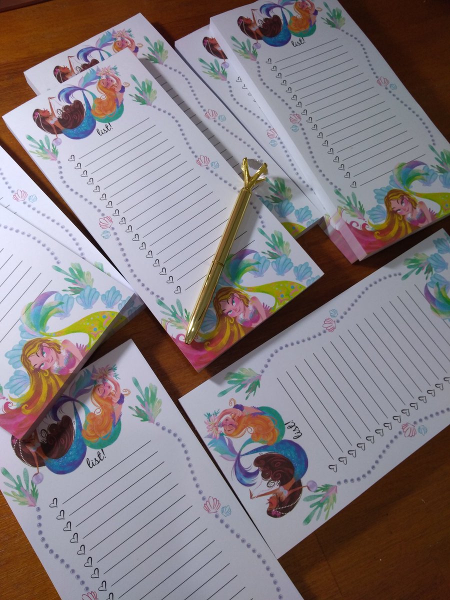 comeincolors's tweet photo. Beautiful mermaids notebooks with arts I did for #Mermay coming tomorrow to Etsy!  #notepads #art #mermaid https://t.co/7khnZaVasb