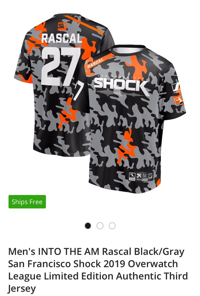 san francisco shock jersey