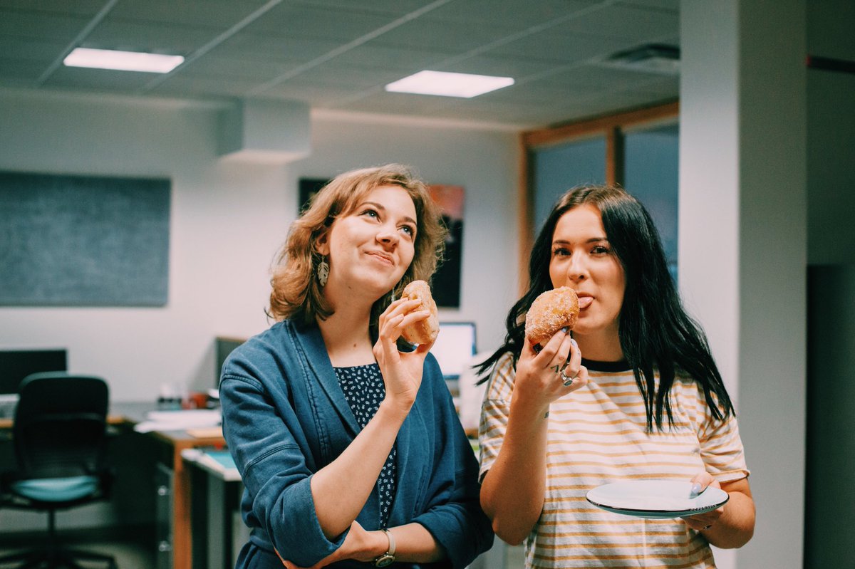 themetagency's tweet photo. Celebrating this dough-pe day appropriately 😏 🍩 Happy #NationalDonutDay https://t.co/8grMXWC6vV