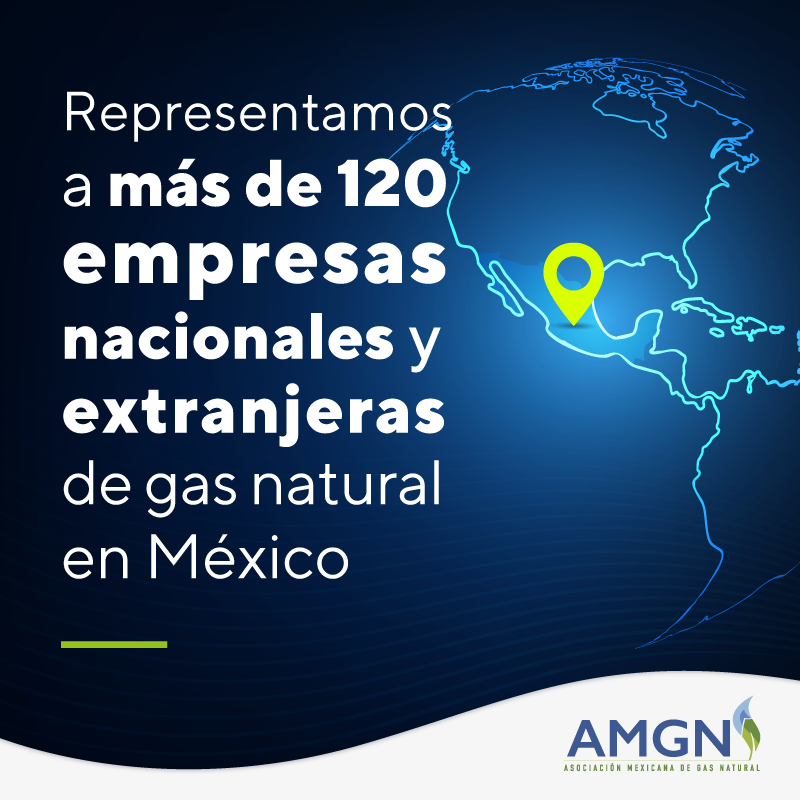 Somos la unión de las empresas participantes en la industria del #GasNatural en México. #AMGN