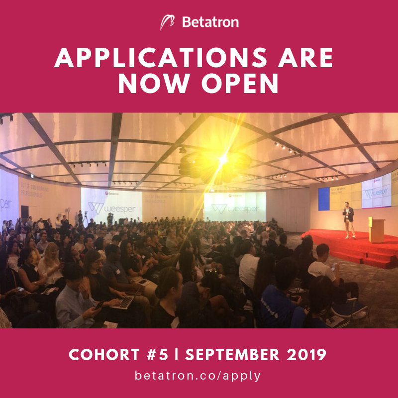 📣 Startups call! Try yourself in Hong Kong with <a href="/BetatronHK/">Betatron Venture Group</a>'s acceleration program. Up to $150K of funding for chosen ones. Hurry up to apply for its 5th cohort BEFORE July 15th. Plus hands-on mentorship and FREE office bit.ly/2K5Je1Q #startup #HongKong