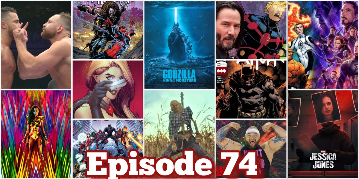 New #Podcast! This week we review #GodzillaKingOfTheMonsters! We also react to the #ScaryStoriesMovie trailer &amp; talk tons of #MCU news! All that plus #comicbook reviews &amp; #Moxley in #njpw! #PodernFamily <a href="/DCPNetwork/">DramaCityProductions</a>
Podbean: bit.ly/2WqTUyG 
iTunes:goo.gl/kLt2S6