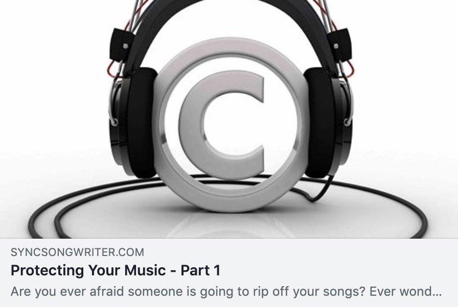 SundownStudio's tweet photo. Ever wonder what song copyright is and how it works? Chris interviewed a top music entertainment lawyer who will tell you everything you need to know. Find out how to protect your music and what copyright means to your bottom line.
https://t.co/ySbXdrWLfa https://t.co/KxxqMRwSoZ