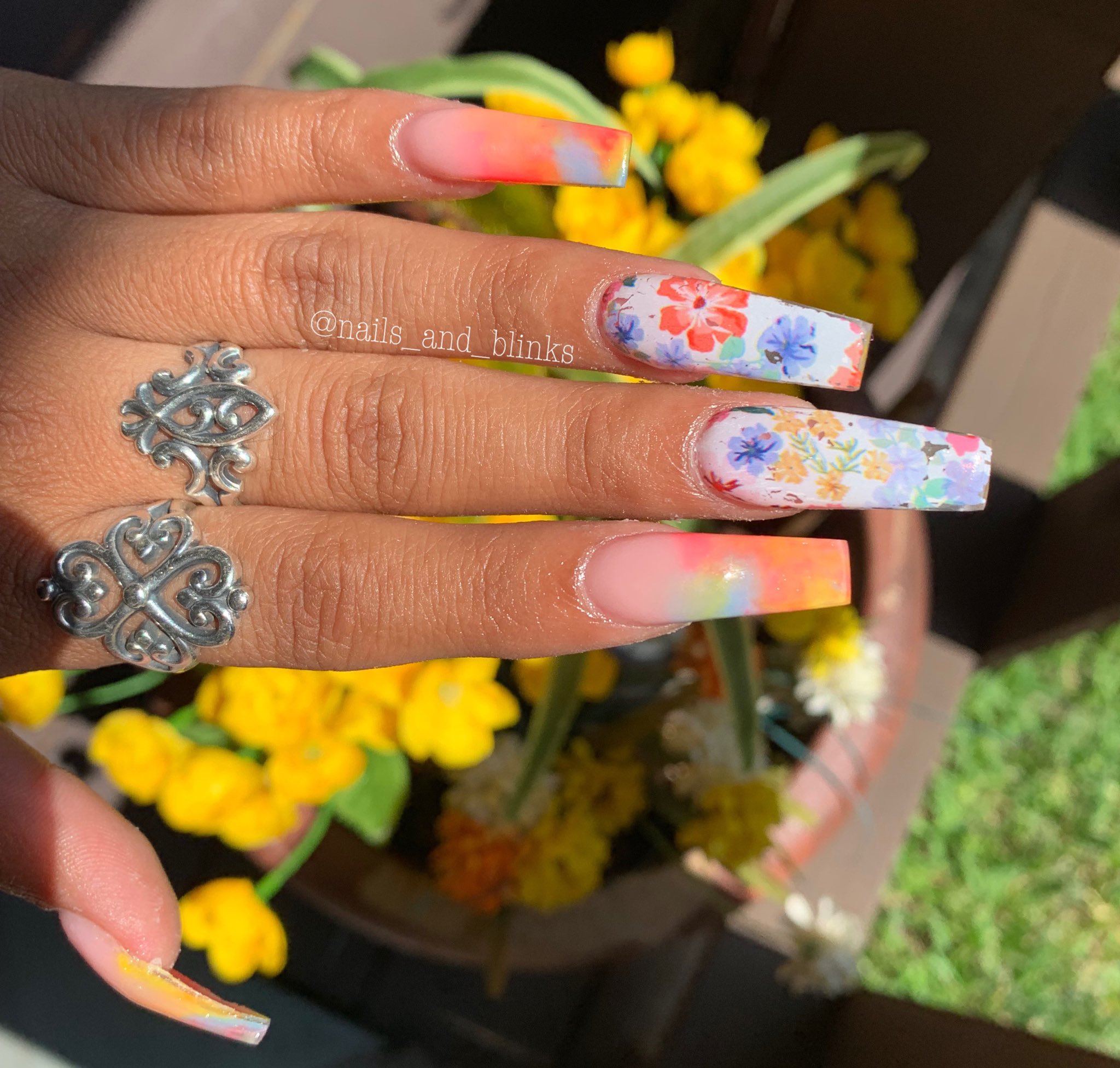 Valeria On X Fiesta Themed Nails For Graduation X