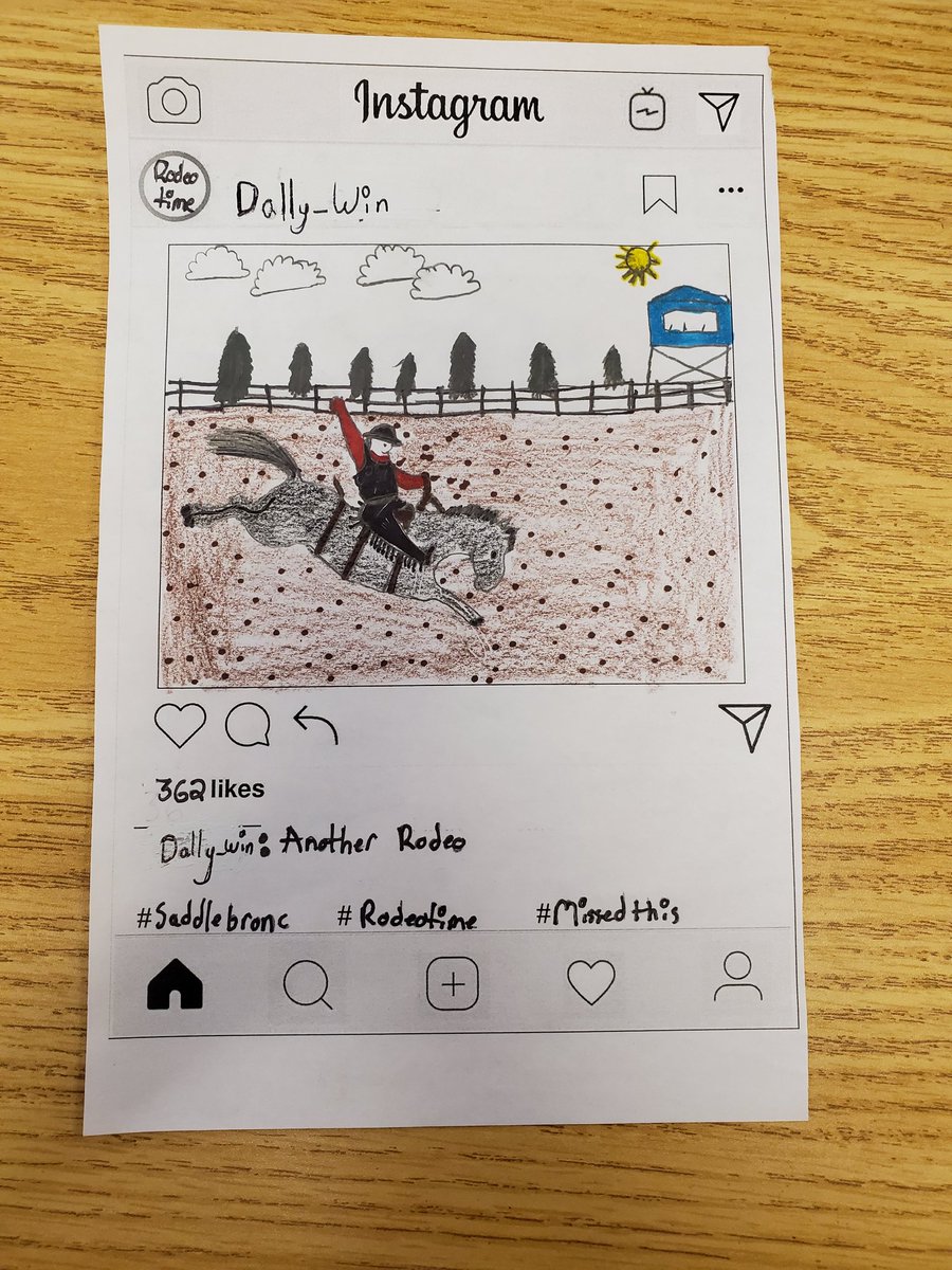 LearningwithMsG's tweet photo. Grade 8s created instagram posts from characters in The Outsiders. So creative! https://t.co/wuo1xpd0CC