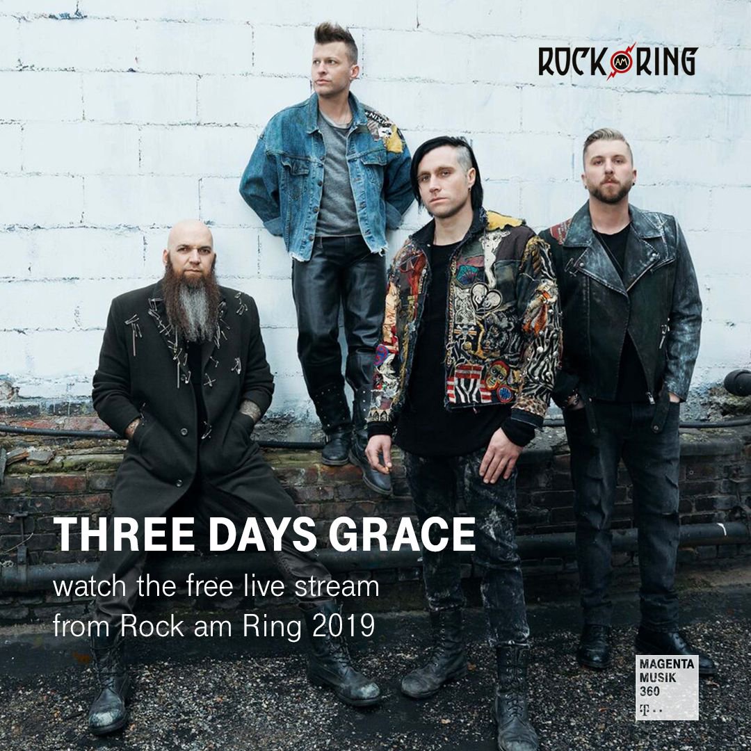wanhoop venijn wees onder de indruk Three Days Grace on Twitter: "Live stream our set at @rockamring Saturday,  June 8 at 18:55-19:55 (12:55-1:55pm ET) here: https://t.co/0vKK9FIv1G 🤘  #RAR2019 #rockamring https://t.co/oWWPj0KFdz" / Twitter
