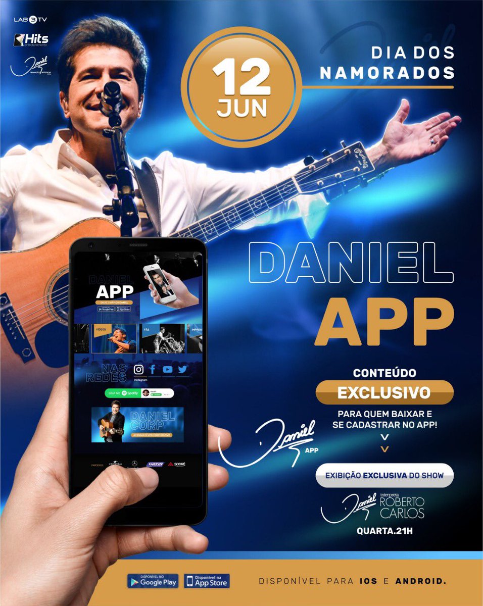cantordaniel's tweet photo. #DanielAPP | Quer saber tudo sobre o lançamento? Confira a legenda no https://t.co/BdKolKr4O3 ou https://t.co/hPgpWd9xOT ❤️ Aguenta coração... tá chegando a hora!!! 😉📱 #ProduçãoDaniel #APPDaniel https://t.co/OaqGLb4pGp
