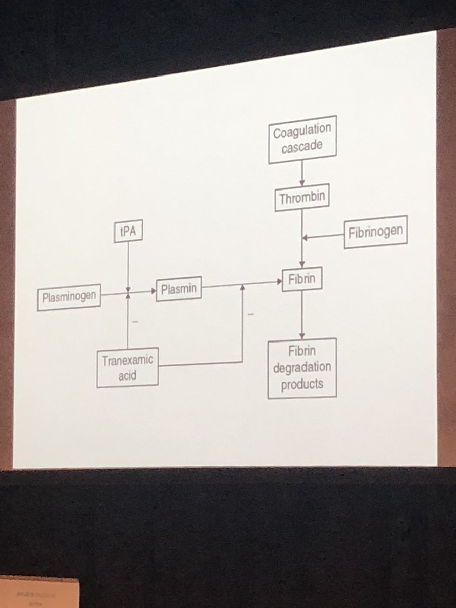 pinot987's tweet image. Uncertainty in TXA use in trauma says @AmbVicMedic - not to be used indiscriminately #CICM2019ASM