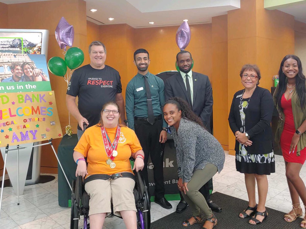 Jpt_so's tweet photo. Thanks @TDBank_US for your support of #SpecialOlympics ❤️@soflinfo @SOBCFlorida #ChooseToInclude https://t.co/P9GHRn5hxo
