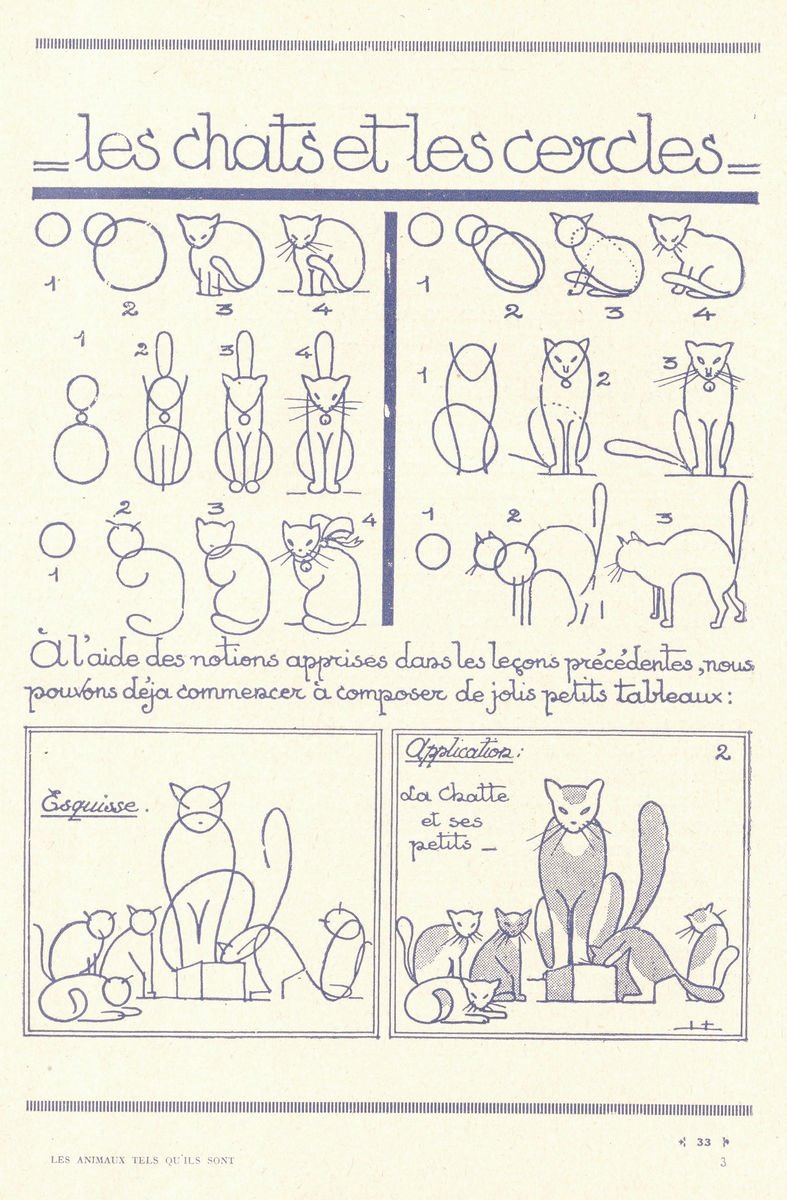 1930年に出版された動物の描き方を指南した解説書 なんと全ページ公開 Togetter
