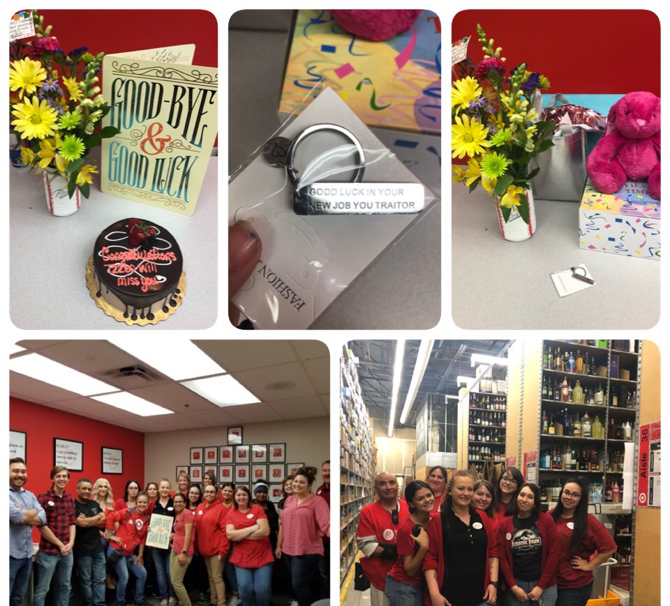 TabbethaA's tweet photo. Bittersweet day, Saying see ya later to my #T2260 family was so hard, I wish I could take you all with me! On the other hand I am so excited for this next step in my Target journey! Thank you everyone for making my time at 2260 so amazing! https://t.co/ZWTZidDSG7