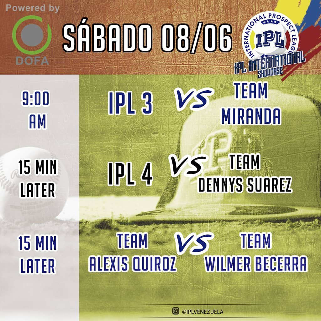FotoSportGroup's tweet photo. ππΒ‘Pilas!ππ
- - -
Debido a la lluvia de hoy la ΓΊltima jornada del sΓ‘bado π
queda de la siguiente manera en IPL
- - -
12 escuadras dicen presente en Colombia para mostrar todo su talento π.
Β‘En Barranquilla es el show! ππ¨π΄
- - -
#IPL #IPLBaseball #Venezuela #Colombia https://t.co/oMR5wWRRX8