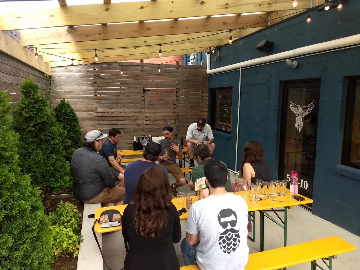 We had quite the week!  <a href="/PerennialBeer/">Perennial Artisan Ales</a> came to town and brought plenty of beer.   Big thanks to Ben and Tim for educating us on their philosophy and history.  They started in Raleigh on Tuesday and made their way to Asheville sharing bottles along the way

#distrodonedifferent