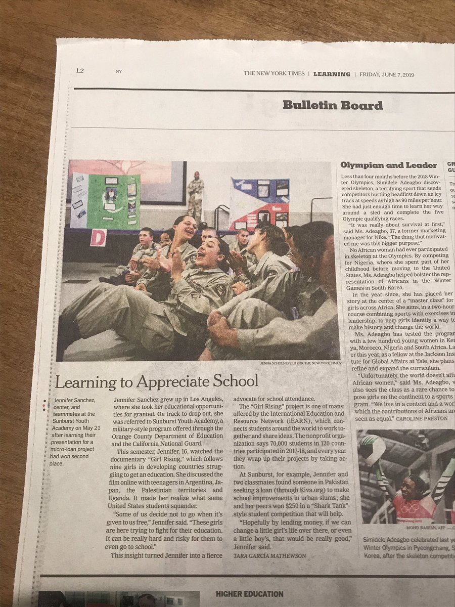 allen_witten's tweet photo. @TaraGarciaM @hechingerreport @nytimes @GOAlearning @iEARNUSA @cpreston @JonMarcusBoston @sarahbutro Thank you @TaraGarciaM for covering our global collaborative projects! Our students were so proud to share their project with you. Keep up the wonderful work in education journalism!  @Kiva @iEARNUSA @girlrising @hechingerreport #globaled https://t.co/oS0zEYSwb1