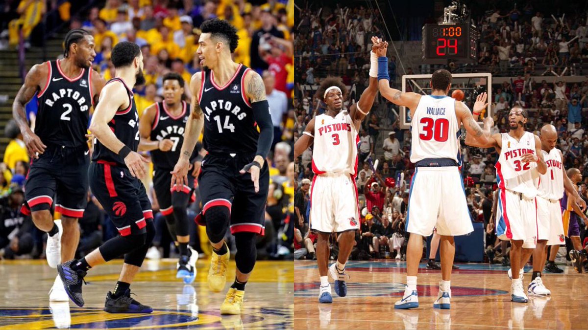 Pickuphoop On Twitter 2004 Pistons Round 1 Win 4 1 2019 Raptors