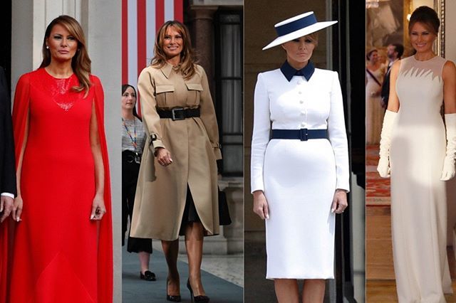 Love her or hate her, you have to admit <a href="/FLOTUS/">First Lady Melania Trump</a> nailed all her outfit choices during her trip to the #UK. Tap the link in our bio to find out what she wore.⠀
.⠀
.⠀
.⠀
.⠀
#melaniatrump #trump #melania #FLOTUS #usstatevisit #melaniatrumpstyle #mela… bit.ly/31jCLWo