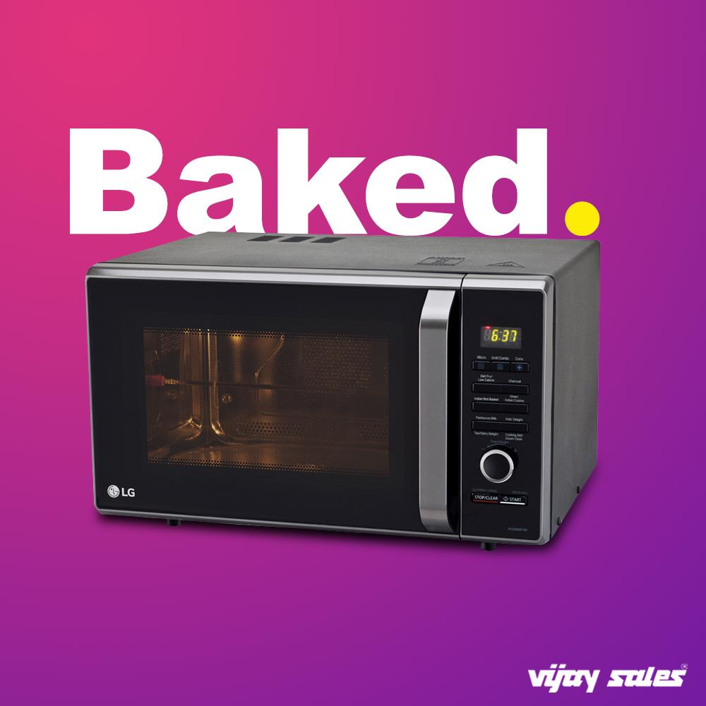 VijaySales's tweet photo. Oven-fresh cookies🍪 anyone?
#LGMicrowave #KitchenGadget #KitchenLove #QuickDinner #KitchenMachine #Grill #HotFood #FreshFood #HomeCafe #MicrowaveCooking https://t.co/8ALRYOdhLB
