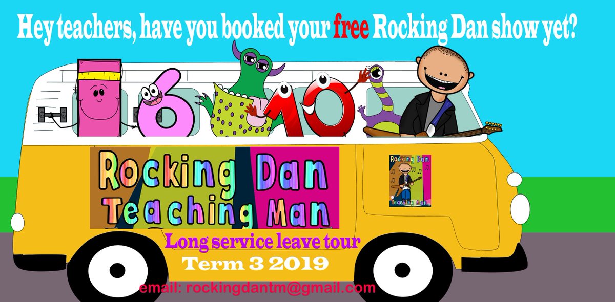 Would you like a free Rocking Dan show in your classroom during Term 3? email me: rockingdantm@gmail.com or send me a message! Rock 'n' Learn! #rockingdantour #educationalmusic #primaryteacher #happyclassrooms #aussieteachers