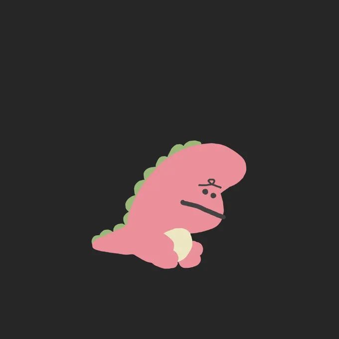 具合の悪い恐竜 