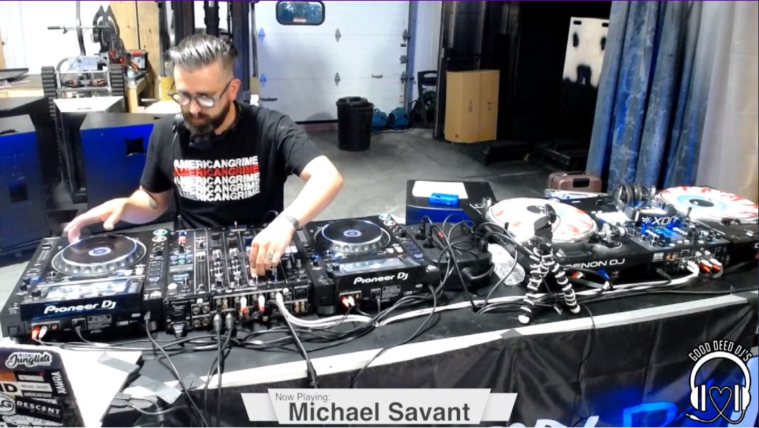 Changing it up just in the slightest with <a href="/MichaelSavant/">Michael Savant</a> now on the decks for The Second Annual Pat Fontes DJ Maraton for ALS STREAM: chew.tv/good-deed-djs/…