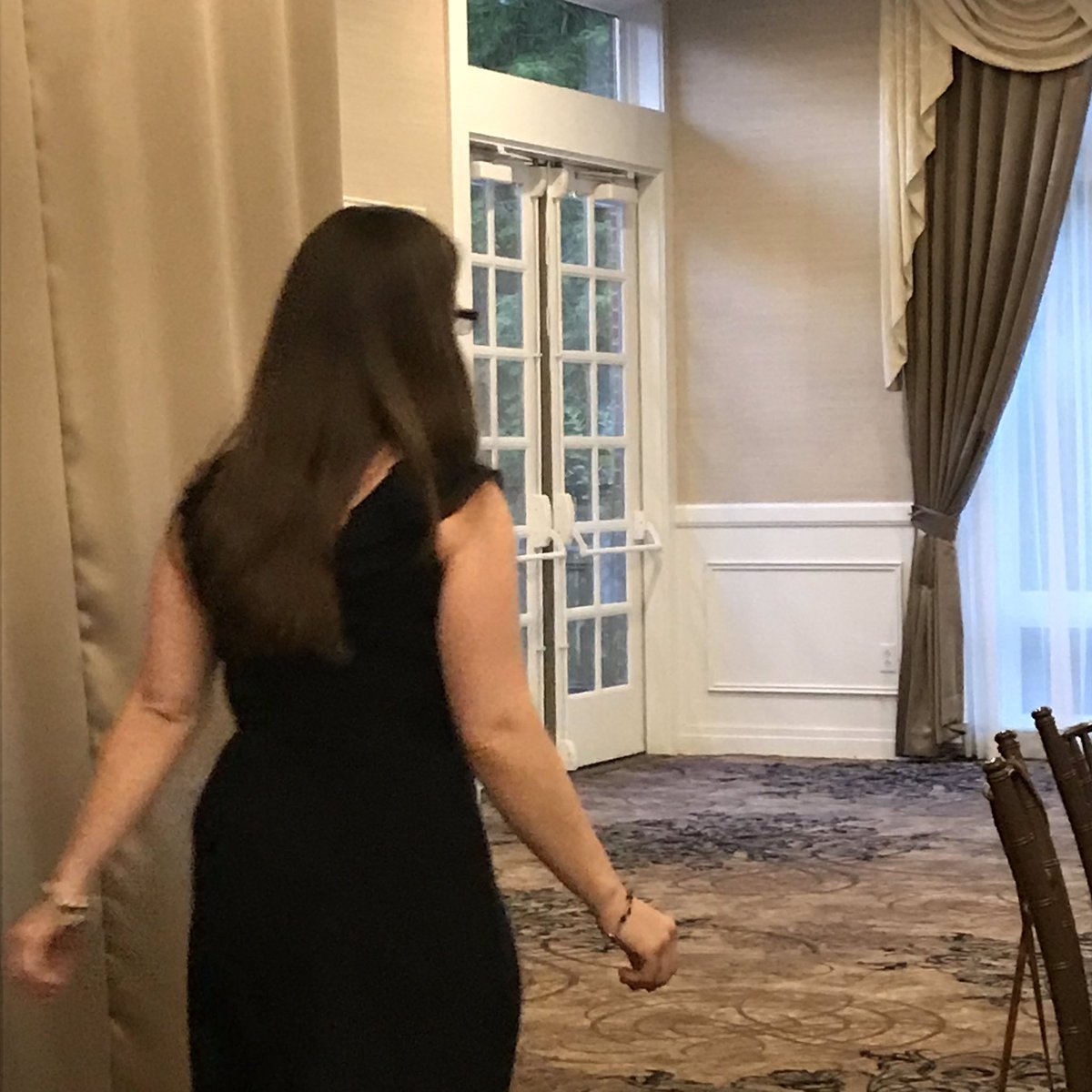 SDietzMD's tweet image. This is me going up to get my graduation certificate! They gave it to me so they can’t take it back, right? 😆 #hpmclassof19