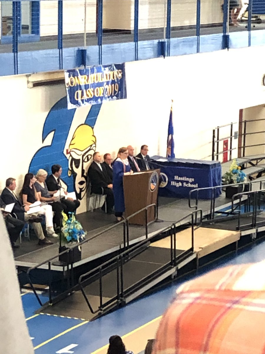 10 years ago this girl sat in my class, just as scared to start her first year of third grade as I was to start my first year. Now she’s speaking at commencement! Congratulations, Deanna! #ISD200