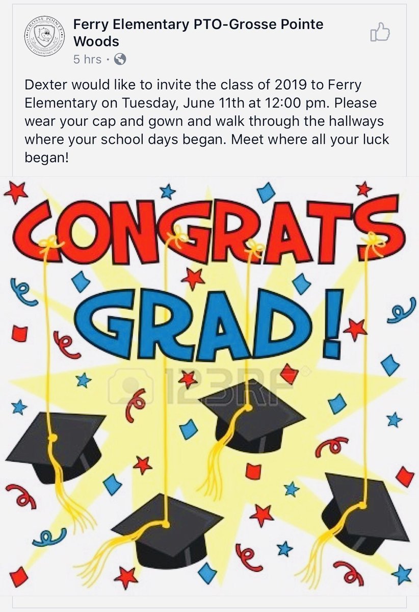 GPNorth @GPN2019 Ferry School Alumni. Don’t put your cap & gowns away just yet. Ferry Elementary has invited you to walk through the hallways of Ferry on Tuesday, June 11th, at 12:00 pm! Wear your cap & gown. Thank you Ferry for honoring our Norsemen💚💛 @katecalmurray @GPNHS