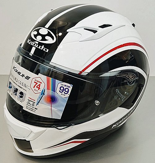TAICHI_Store's tweet image. Kabuto【KAMUI3 KNACK】が入荷！
快適とカッコ良さをパッケージしたKAMUI3。
グラフィックモデルが続々登場。
ツーリングにピッタリのフルフェイスモデルです。
アールエスタイチ大阪はKabutoのプロショップ。
ヘルメットフィッティングもお任せください！
#Kabuto 
#KAMUI3 
#KNACK
#RSタイチ大阪
