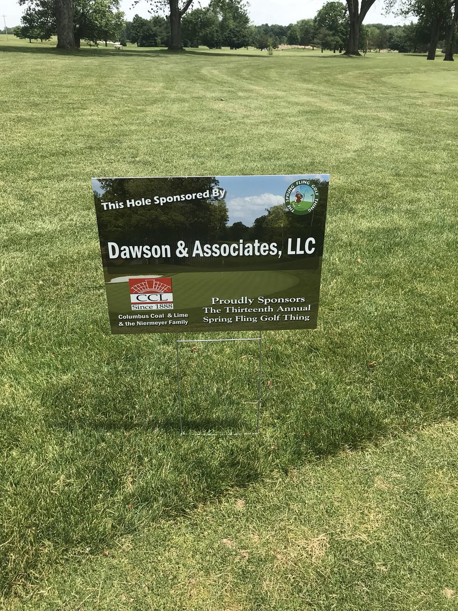 DawsonLawLLC's tweet photo. Another Spring Fling Golf Thing in the books! Big thanks to everyone who helps put this wonderful outing together every year. Always nice to support an event that benefits Kids’ Chance of Ohio and other noble causes. https://t.co/7uEyJFbMtG