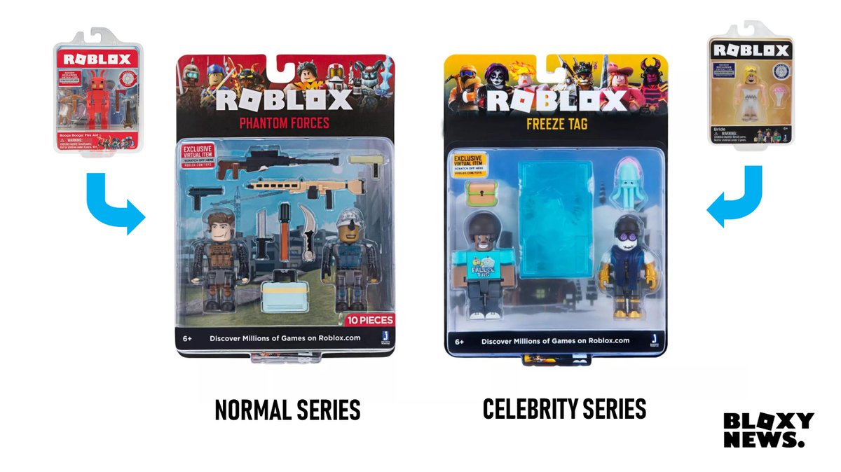 Bloxy News Pa Twitter Bloxynews Roblox Is Coming Out With New Packaging For Robloxtoys What Do You Think Of The New Look - roblox toys bloxy