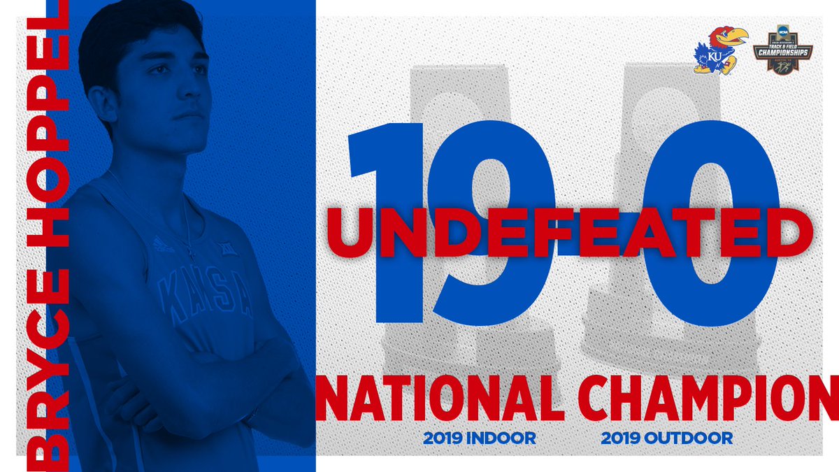 PERFECTION.

Bryce Hoppel completes an undefeated season and wins the #ncaaTF Outdoor 800-meter national title with a time of 1:44.41!

#KUtrack