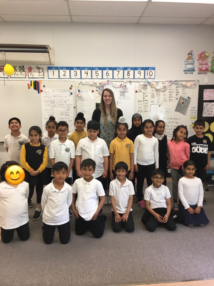 NicoleDesy1's tweet photo. It was an emotional day today as we said goodbye to our fabulous teacher candidate @Ms_K_Smith ! In the words of one wise six year old, “You are loved and always remember that! @JarvisSchool @deltasd37 @UBCTeacherEd https://t.co/k48AuR1dEf