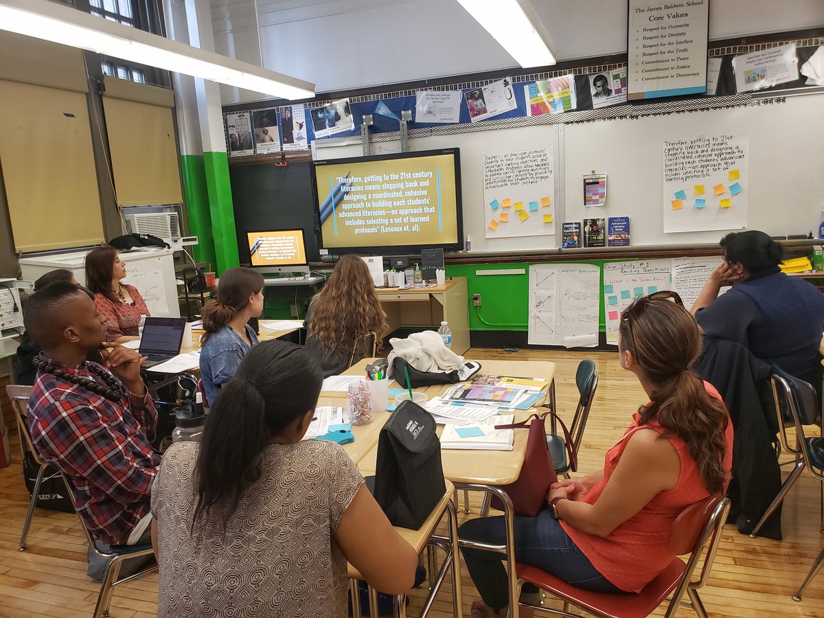 LICHSMsLewis's tweet photo. Honored to have presented at the @EDxEDNYC conference! I facilitated training for teachers, school & district leaders, & other #eduadvocates: "Developing a #LeadershipToolbox: Utilizing #Protocols to Promote #Collaboration, #AdvancedLiteracy, & #Equity" #edxednyc #leadership https://t.co/4OUD9H8TuF