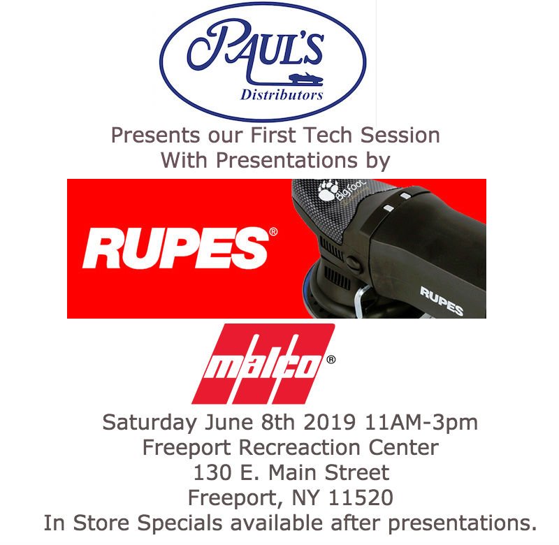 PaulsDist's tweet image. The Day is coming tomorrow! If you or someone you know wants to learn about great products to detail your car or boat please stop by. Refreshments and specials will be offered back at the store. Hope to see you there! 
Reserve your spot on our events tab.