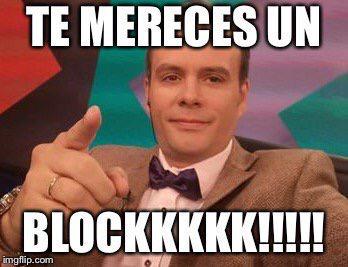 davellaneda77's tweet photo. Paso. Juego para otro equipo. Volvé a Grisú, que estás de viaje de Egresados. Lo único que cabe acá es un #MEMEBLOCK y dale BLOCK y dale BLOCKKKKKKKKKKKKKKKKKKKKKKKKKKKKKKKKKKKKKKKKKKKKKKKKKKK!! https://t.co/BBrcYrVQS6