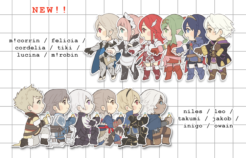 my fire emblem standees are back up for preorder in my shop (https://t.co/qeZAyPIKkv) with 12 new characters!!! these will be available until june 21!!
