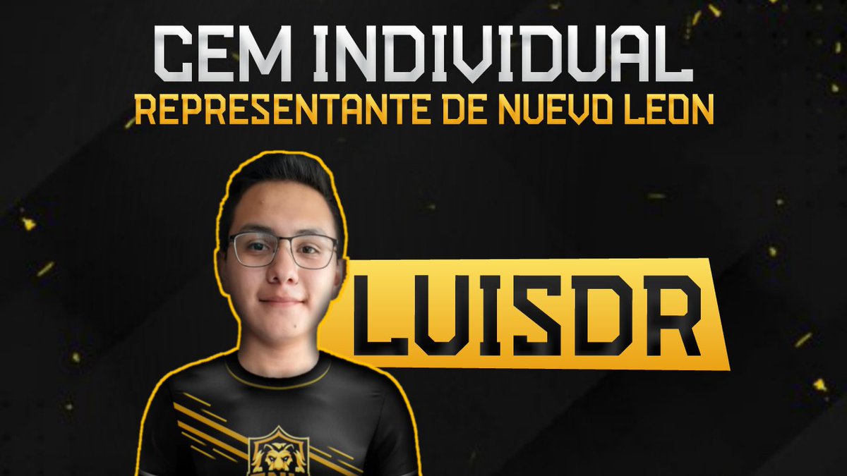 SelNuevoLeon's tweet photo. #CR | ¡@CEM_GG INDIVIDUAL! 🇲🇽

Y el segundo jugador que nos representaría en la liga individual de la @CEM_GG es nada más que @LuisLuisregio2 el campeón de la #LigaRegiaCR. 🦁🇲🇽

Mucha suerte Luis. 🤠

#VamosLeones #NuevoLeónOP https://t.co/dQHoqXU7TS