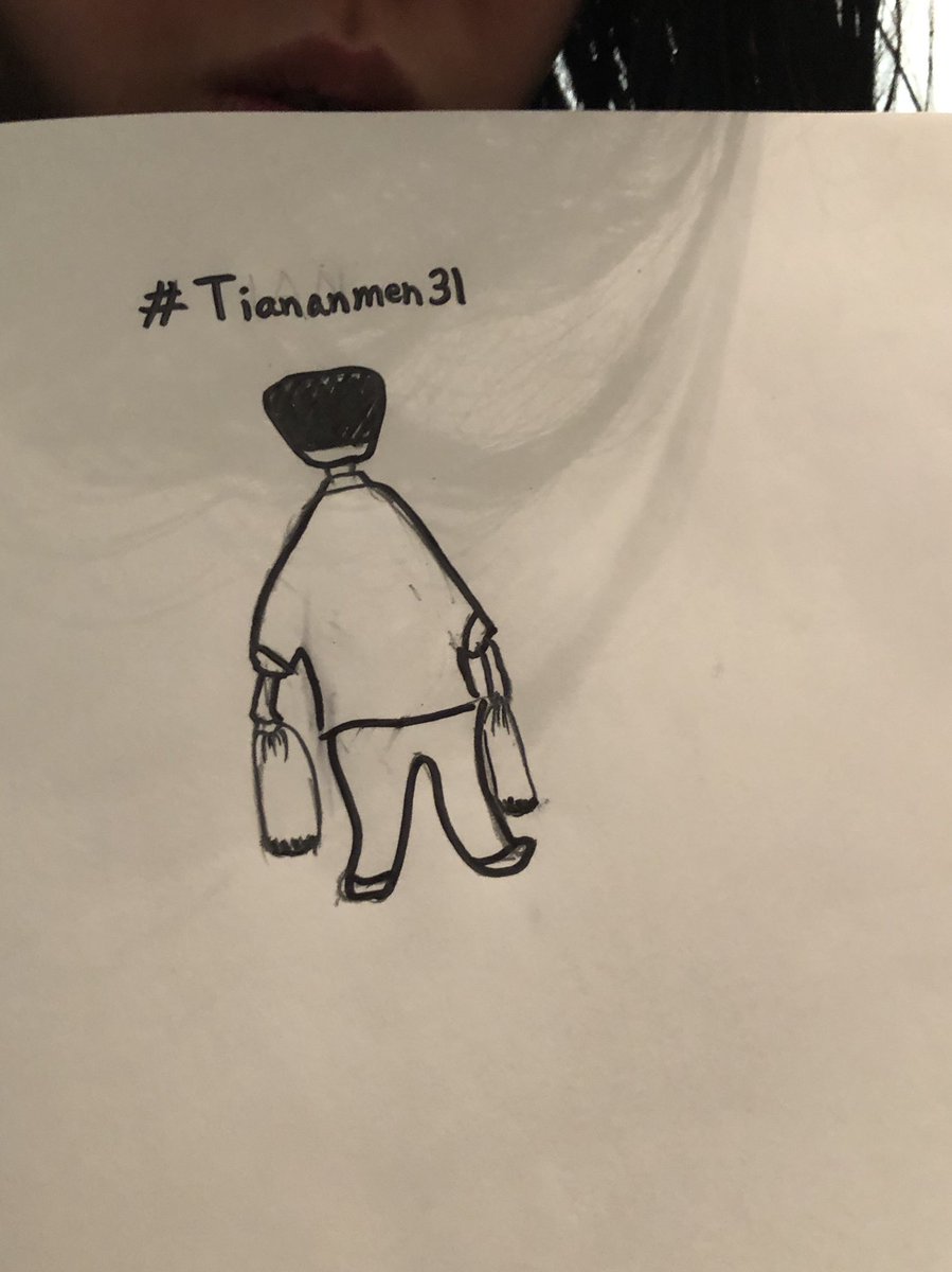 badiucao's tweet photo. Wow new tankman drawing for #Tianamen31  hashflag！@Twitter we are waiting for ur response！
谢谢推友 @Leifi58387726 的参与，超级👍 由于是锁推推友，在征得同意��，我代发此推给更多人看见：） https://t.co/0bUz6XFKJF