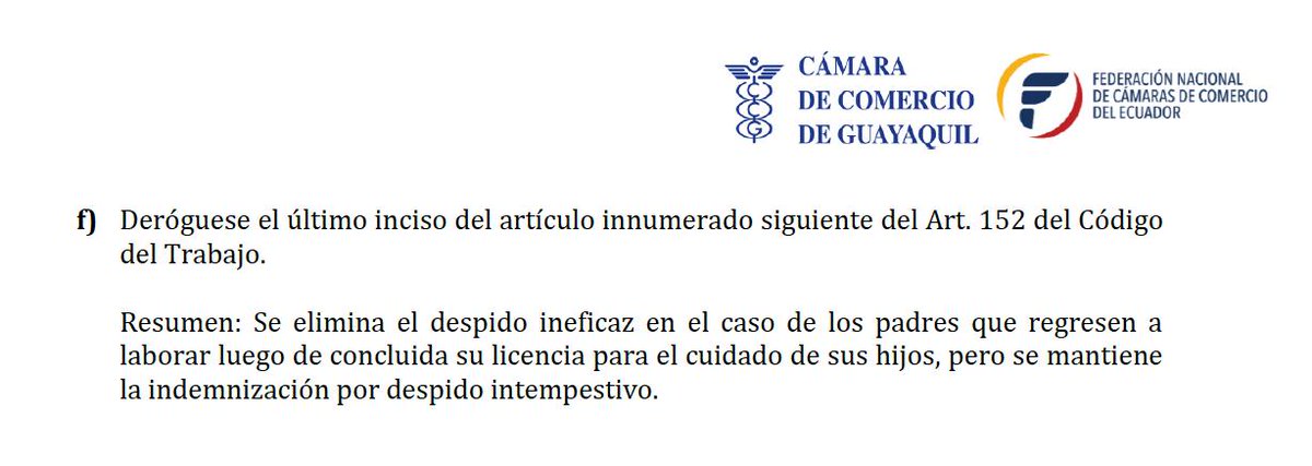 AdoracionGuaman's tweet photo. La #ReformaLaboral que propone la Cámara de Comercio de Guayaquil limita la protección de los derechos de conciliación laboral y familiar. Es un ataque directo a un avance fundamental para la igualdad en el mundo del trabajo, contra madres y padres #Machismolaboral #StopReforma https://t.co/l6QZ42dDeQ