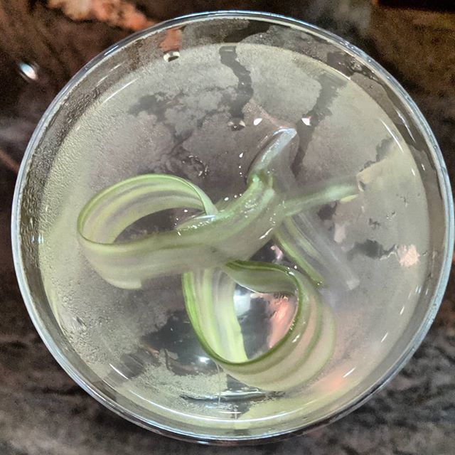 The gardener is made with brooklyn gin, celery infused dolin dry, orange flower water, and pink himalayan salt. #cocktails spirop.us/2QVd0XT