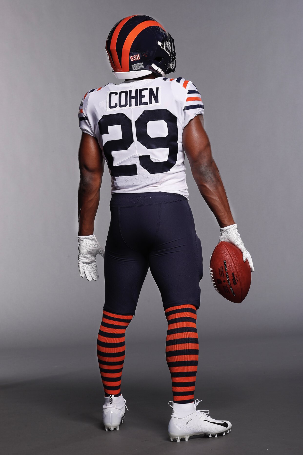 gsh initials on chicago bears uniforms