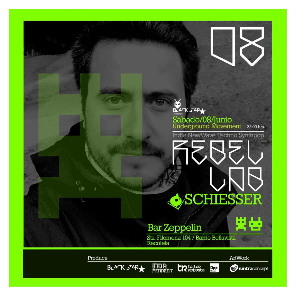 SintraConceptCL's tweet photo. MAÑANA #RebelLab #Underground #Movement #Indie #NewWave #Techno #SynthPop #Djs
#AlvaroHenre
#DjRamonnov
#Schiesser
#NelsonT
#DjNeilZaptan
#Fele en #BarZeppelin
#BuenViernes #HayQueIr #RRSS #Santiago #Providencia #Ñuñoa #LasCondes #Vitacura #LoBarnechea #LaDehesa #Chicureo #Chile https://t.co/WJGoHHvkMG